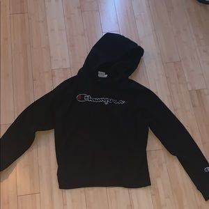 black champion hoodie